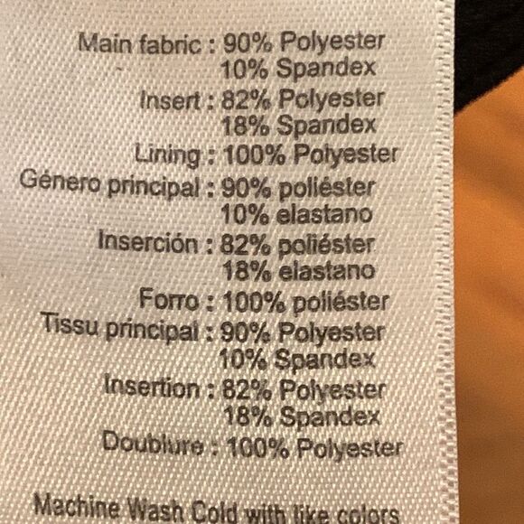 ASICS Size Large athletic shorts black - Picture 7 of 8